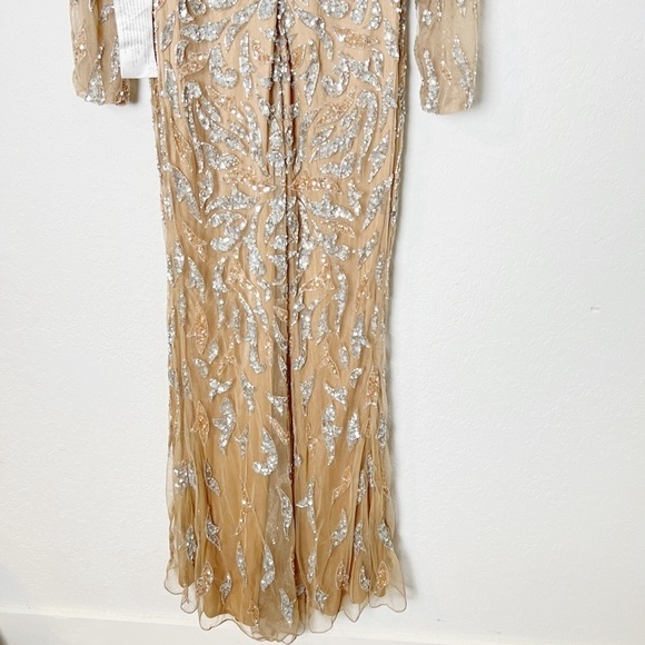 Mac Duggal Jewel Long Sleeves Evening Dress - Picture 7 of 12